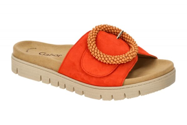 Gabor 63.745.15 orange - Pantolette f?r Damen