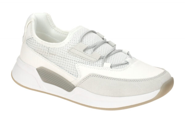 Gabor ROLLINGSOFT 66.951.52 wei? - sportliche Slipper f?r Damen