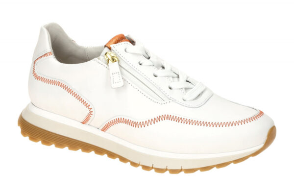 Gabor TURIN 66.379.55 wei? - bequeme Halbschuhe f?r Damen