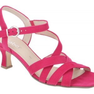 Gabor 41.781.13 pink - Riemchen Sandale f?r Damen