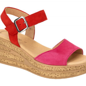 Gabor 64.651.15 pink - Riemchen Sandale f?r Damen