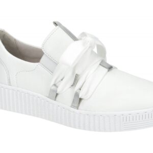 Gabor 03.333.21 wei? - sportliche Slipper f?r Damen