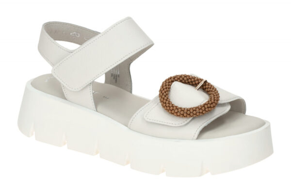 Gabor 64.754.20 wei? - Riemchen Sandale f?r Damen
