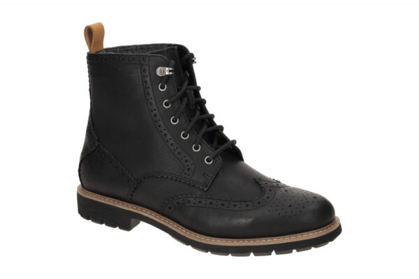 Clarks BATCOMBE LORD 26134857 7 schwarz - elegante Stiefelette f?r Herren