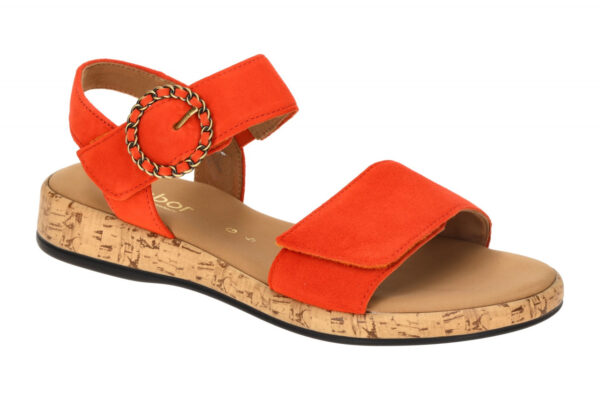 Gabor RHODOS 62.734.23 orange - Riemchen Sandale f?r Damen