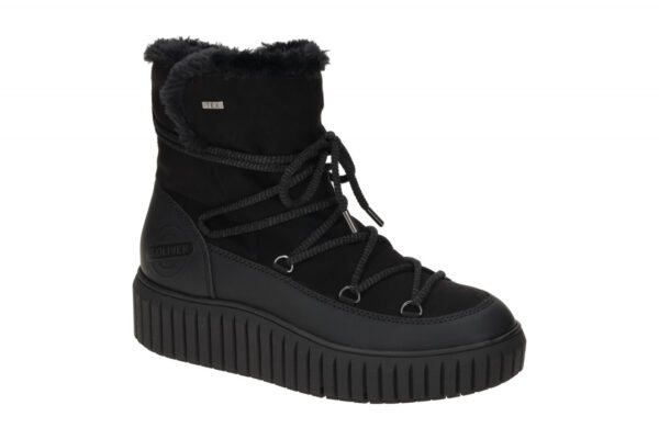 S. Oliver 5-26436-43 001 schwarz - Winterstiefelette f?r Damen