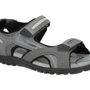 Geox STRADA U8224D 0BC50C9014 grau - sportliche Sandaletten f?r Herren