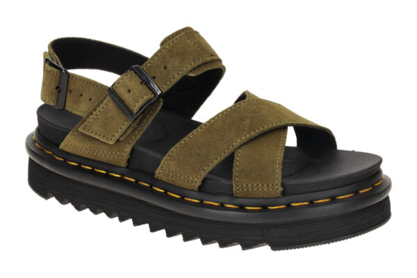 Dr. Martens VOSS II 41122300 dunkel-gr?n - Riemchen Sandale f?r Damen