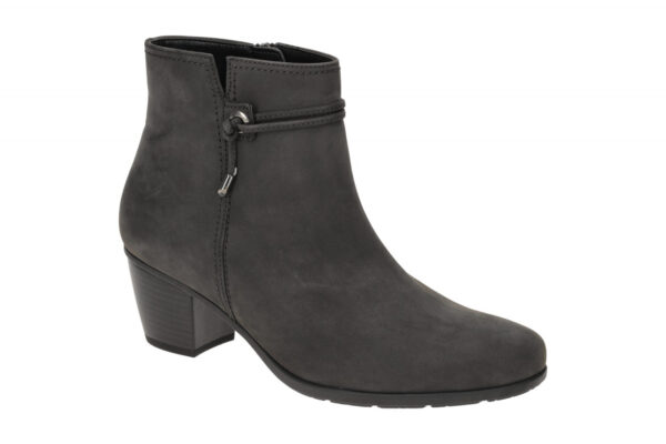 Gabor 55.522.19 dunkel-grau - elegante Stiefelette f?r Damen