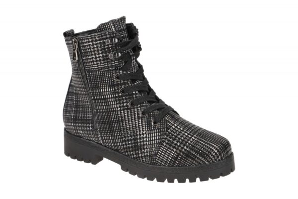 Waldl?ufer HANAKO 338813 135 001 schwarz - bequeme Stiefelette f?r Damen