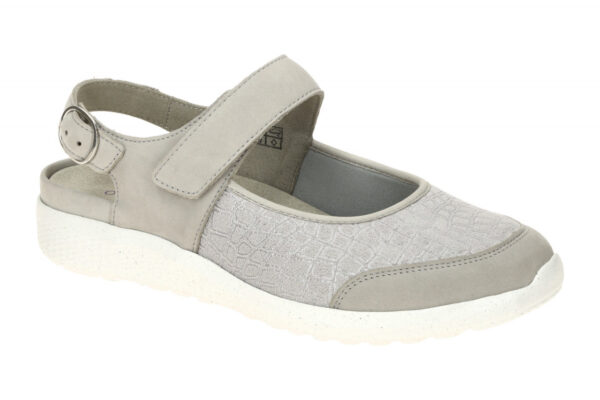 Waldl?ufer 815M33 200 070 hell-grau - Sandalette f?r Damen