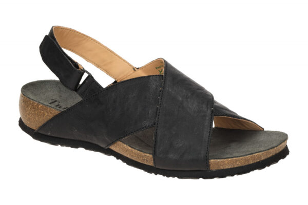 Think JULIA 3-000936-0000 schwarz - Riemchen Sandale f?r Damen