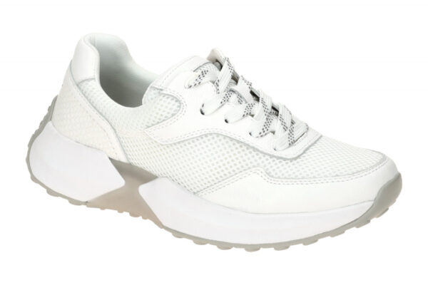 Gabor ROLLINGSOFT 66.996.50 wei? - sportliche Halbschuhe f?r Damen