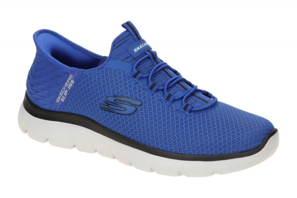 Skechers SUMMITS 232457 BLBK blau - Slipper f?r Herren