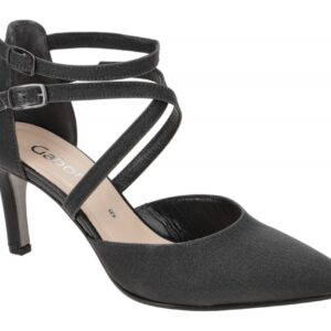 Gabor 41.390.67 schwarz - Riemchen Pumps f?r Damen