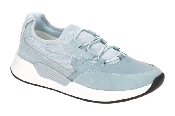Gabor ROLLINGSOFT 66.951.26 hell-blau - sportliche Slipper f?r Damen