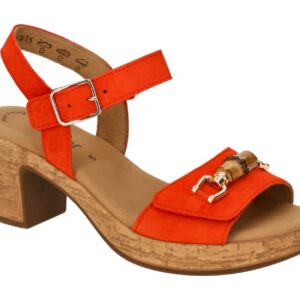 Gabor 44.765.13 orange - Riemchen Sandale f?r Damen