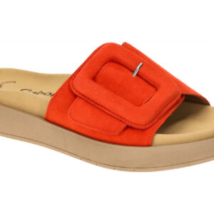 Gabor 63.751.13 orange - bequeme Pantolette f?r Damen