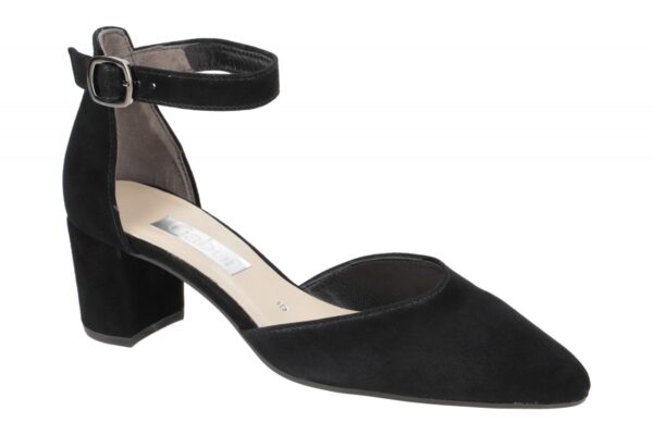 Gabor 61.340.17 schwarz - Riemchen Pumps f?r Damen
