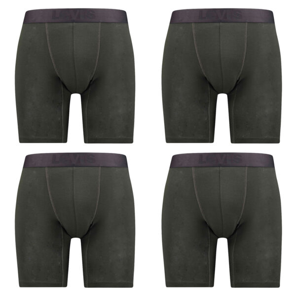 4er Pack Levis Herren Movement Tencel Long Boxer Shorts Unterhose Pant Unterwäsc...
