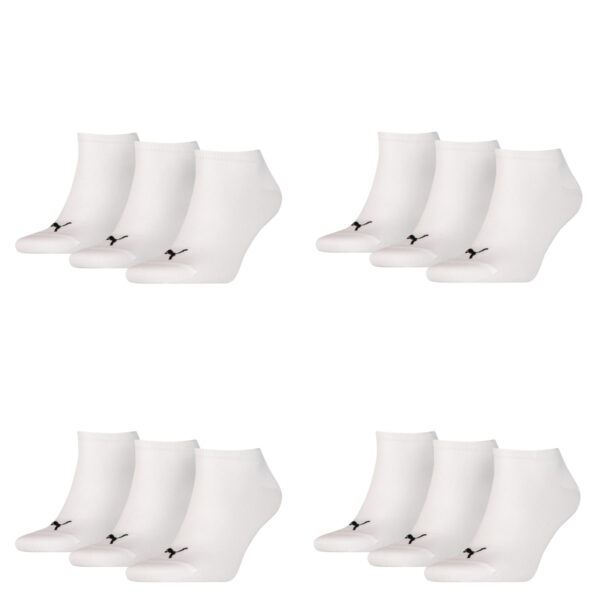 12 Paar Puma Sneaker Invisible Socken Gr. 35 - 49 Unisex für Damen Herren Füßlin...