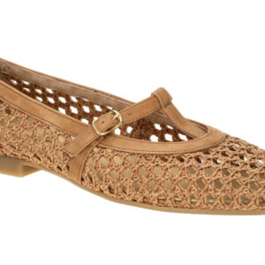 Paul Green 1143-01 braun - Ballerina - Halbschuhe - Slipper f?r Damen