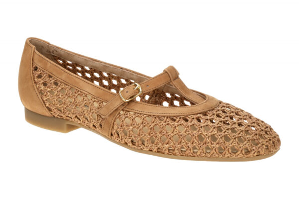 Paul Green 1143-01 braun - Ballerina - Halbschuhe - Slipper f?r Damen