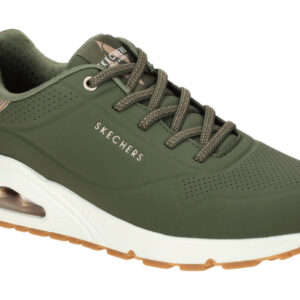 Skechers UNO 155196 OLV olive - sportliche Halbschuhe f?r Damen