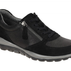 Gabor ROLLINGSOFT 56.968.37 schwarz - sportliche Halbschuhe f?r Damen