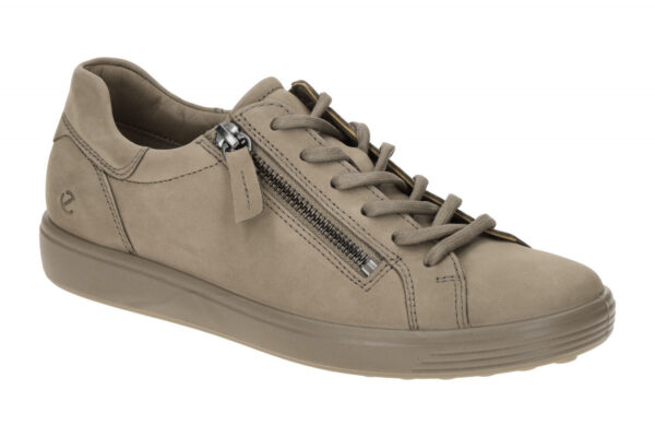 Ecco SOFT 7 49055360418 taupe - sportliche Halbschuhe f?r Damen
