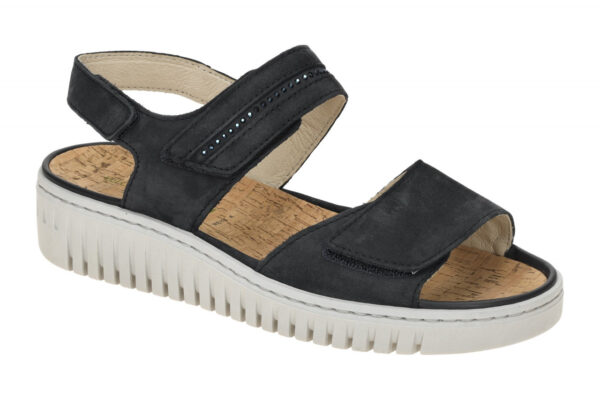 Waldl?ufer K 630001 162 217 dunkel-blau - Sandalette f?r Damen