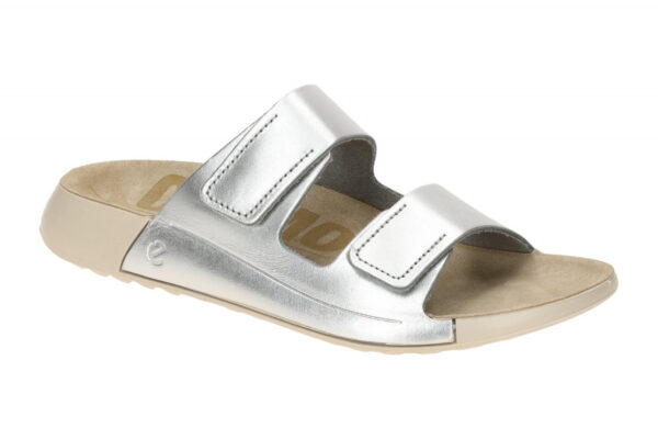 Ecco COZMO WOMEN 20682301682 silber - sportliche Pantolette f?r Damen