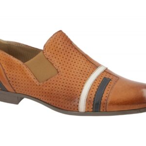 Bello BL508 cuoio hell-braun - elegante Slipper f?r Herren