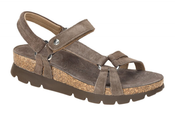 Panama Jack Sally B7 stone grau - Riemchen Sandale f?r Damen