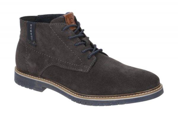 Bugatti CAJ 3318373614001100 dunkel-grau - bequeme Stiefelette f?r Herren