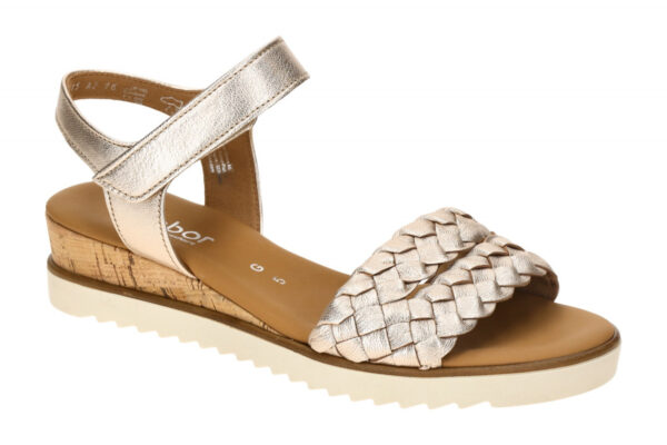 Gabor GENUA 62.759.89 beige - Riemchen Sandale f?r Damen