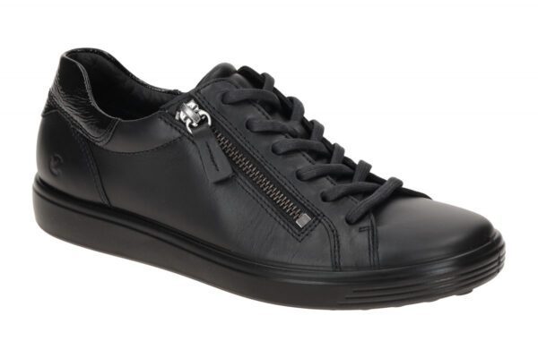Ecco SOFT 7 49055351052 schwarz - sportliche Halbschuhe f?r Damen