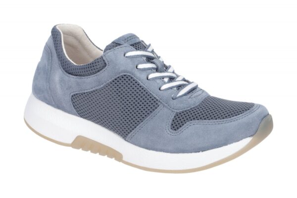 Gabor ROLLINGSOFT 66.946.34 hell-blau - bequeme Halbschuhe f?r Damen