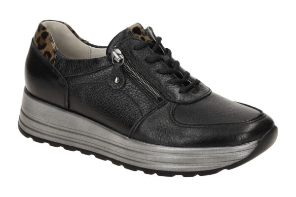 Waldl?ufer H 758009 203 642 schwarz - bequeme Halbschuhe f?r Damen