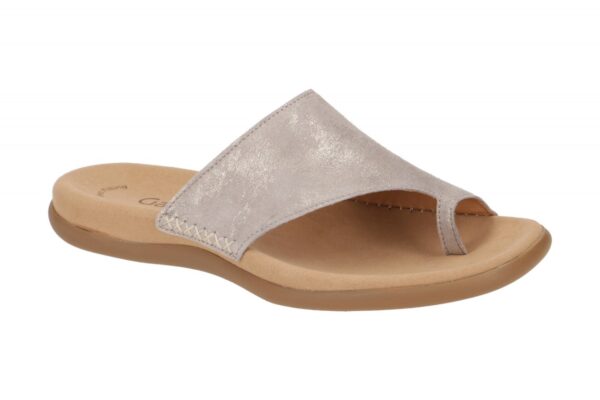 Gabor 63.700.62 grau - Pantoletten f?r Damen