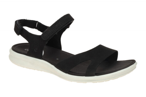 Ecco CRUISE III 82188302001 schwarz - Riemchen Sandale f?r Damen