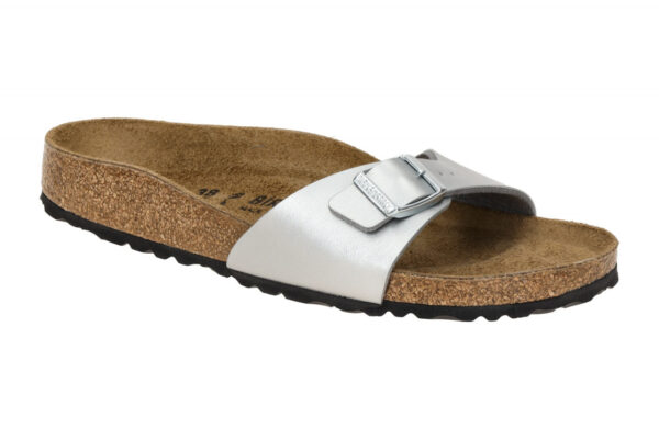 Birkenstock MADRID BS 40413 silber - Pantolette f?r Damen