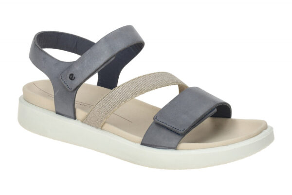 Ecco FLOWT 27371302646 hell-blau - Riemchen Sandale f?r Damen