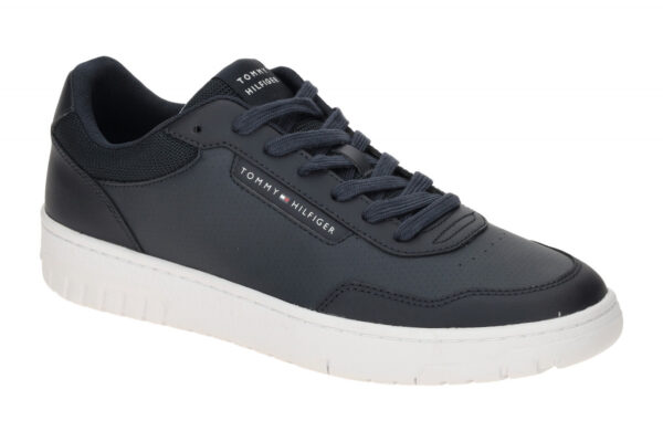 Tommy Hilfiger TH BASKET CORE LTH FM05466 DW5 dunkel-blau - Sneakers f?r Herren
