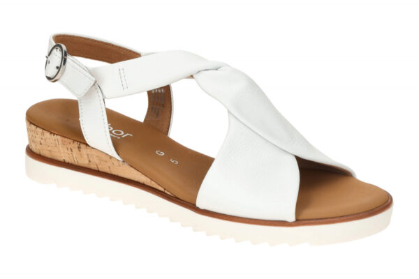 Gabor GENUA 62.751.50 wei? - Riemchen Sandale f?r Damen