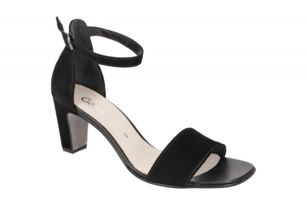Gabor 61.790.17 schwarz - Riemchen Sandale f?r Damen