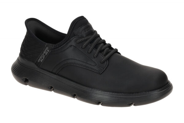 Skechers GARZA 205046 BBK schwarz - Slipper f?r Herren