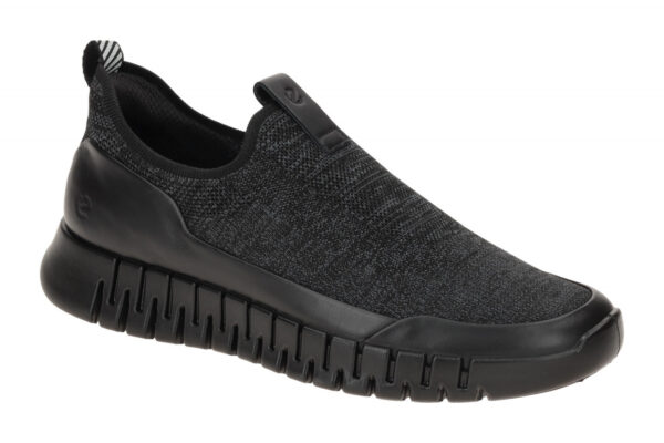 Ecco GRUUV 52528460568 schwarz - sportliche Slipper f?r Herren