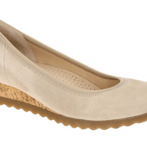 Gabor GENUA 62.641.32 beige - Ballerina - Halbschuhe - Slipper f?r Damen