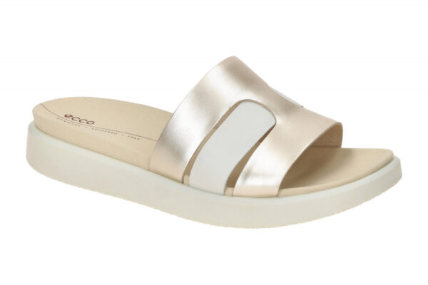 Ecco FLOWT 27374360958 beige - Pantolette f?r Damen
